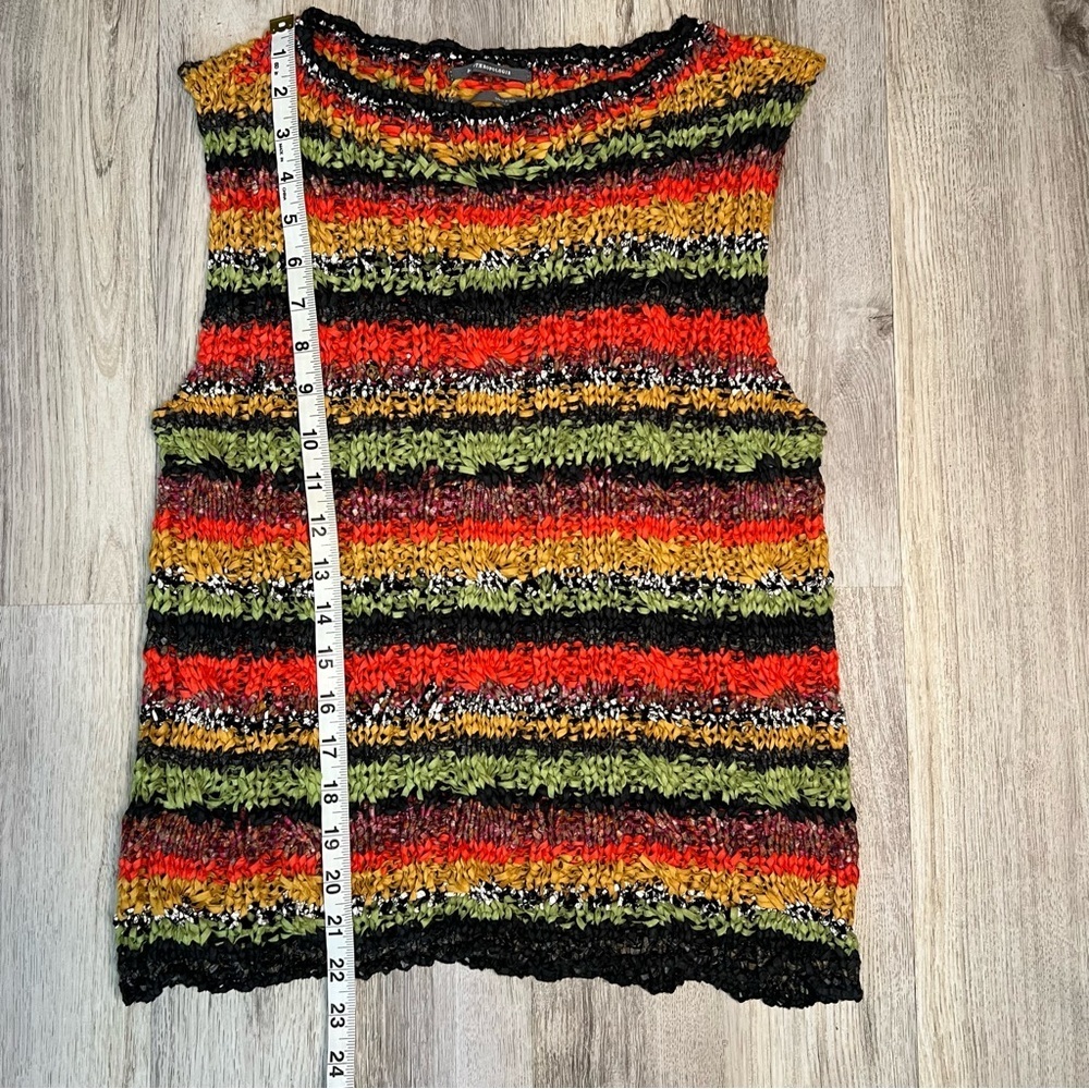 Anthropologie Multicolor Striped Audra Tank Italian Knit Top Size Large - Picture 6 of 9